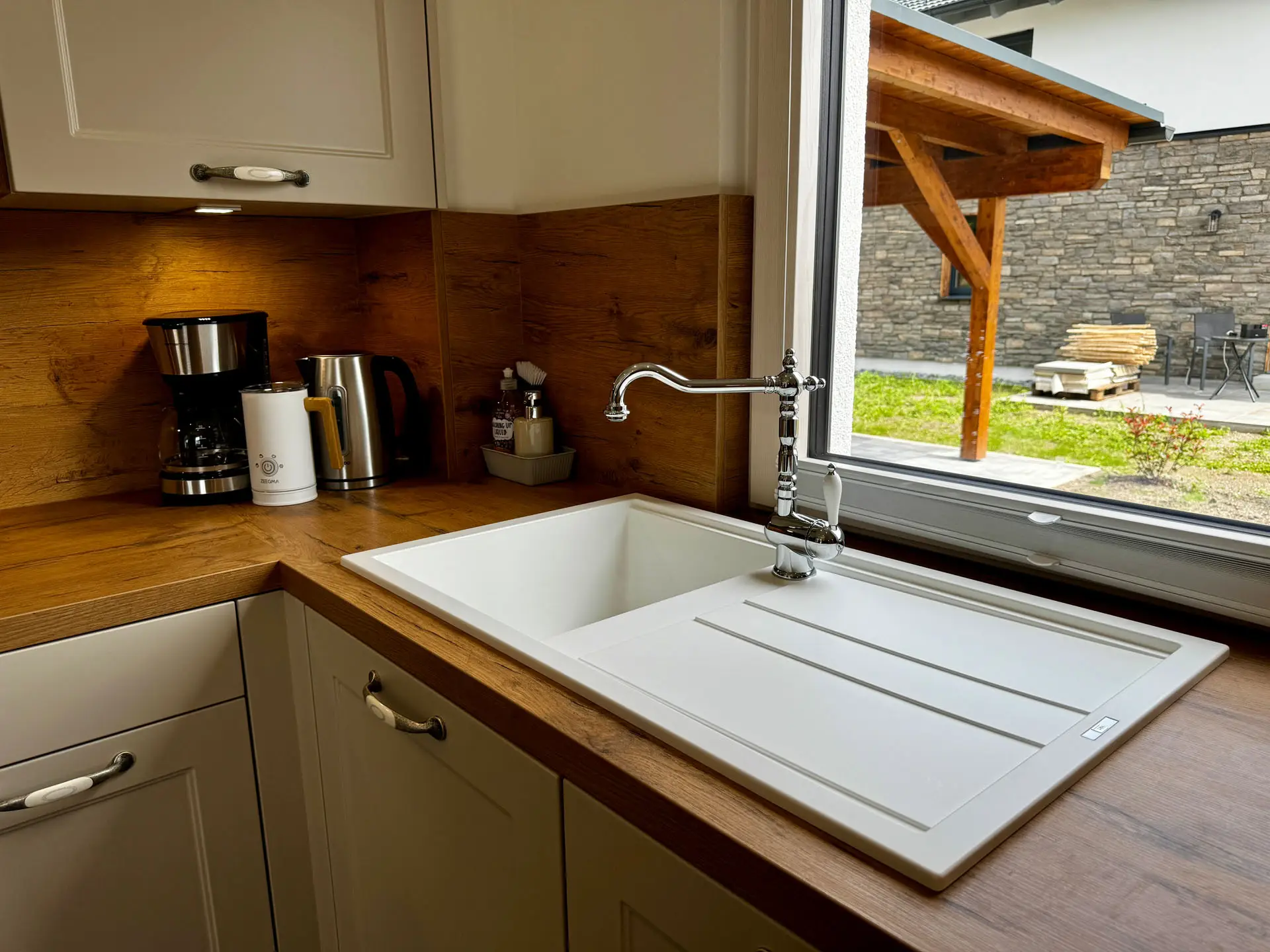 Vollausgestattete Küche - Ferienhaus Almrausch